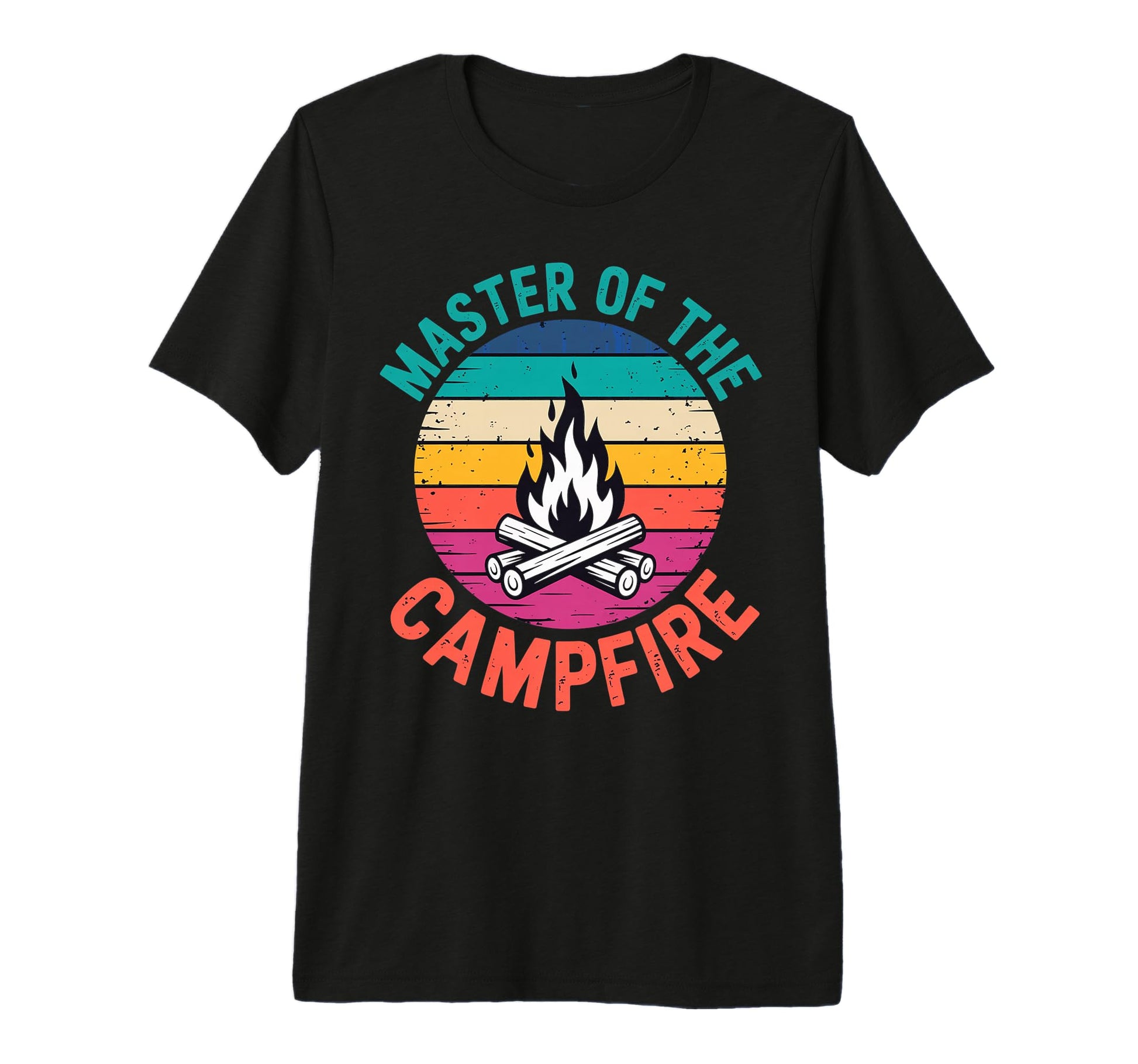 Master Campfire Dad Camping Gifts T-Shirt - Casual Everyday Wear Men Women - T-Shirt, Sweatshirt, Hoodie