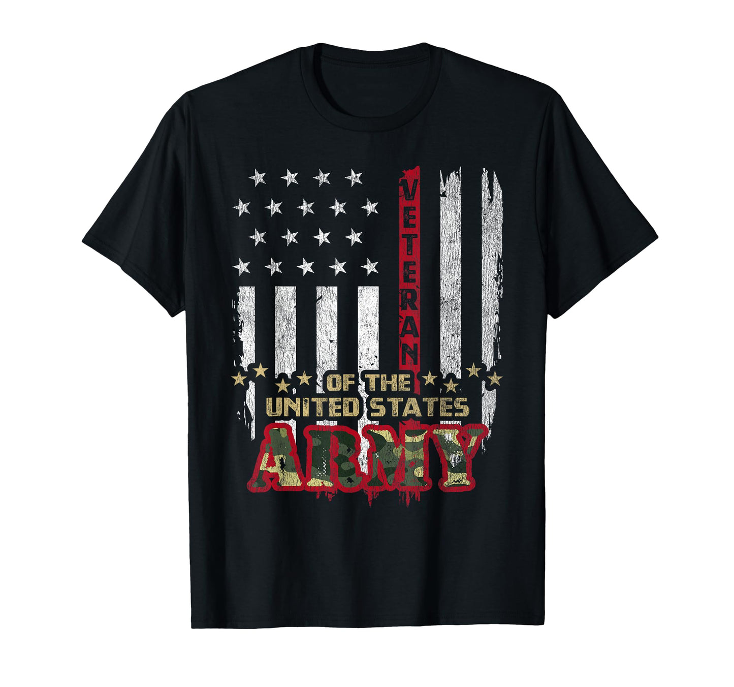 Patriotic U S Army Veteran Red Line T-Shirt - Streetwear Style Unisex - T-Shirt, Sweatshirt, Hoodie