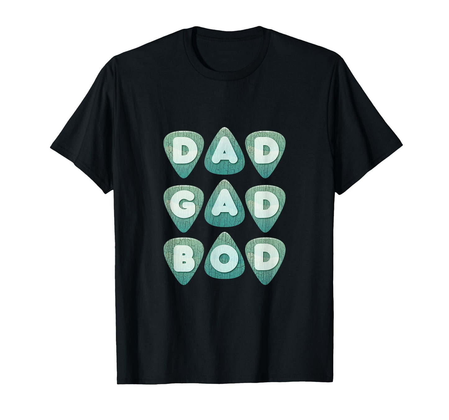 Father Figure Guitar Dad Bod T-Shirt - Minimalist Print Men Women - T-Shirt, Sweatshirt, Hoodie