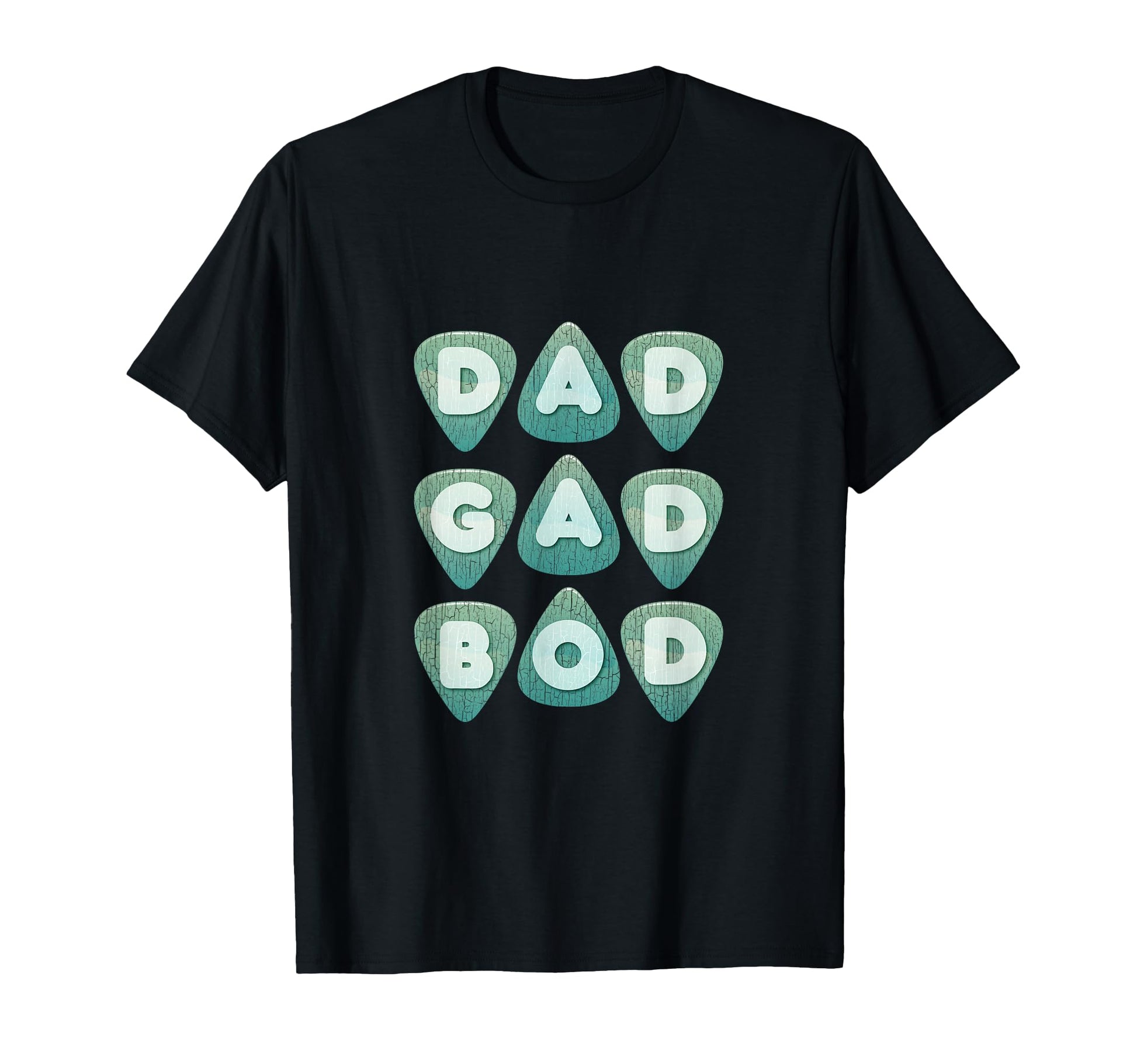 Father Figure Guitar Dad Bod T-Shirt - Minimalist Print Men Women - T-Shirt, Sweatshirt, Hoodie