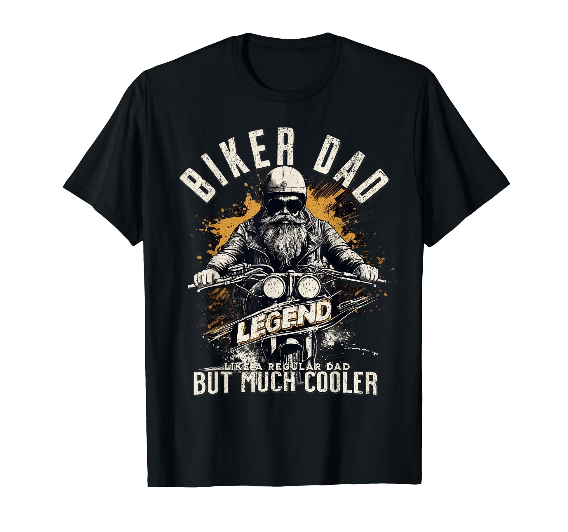 Biker Dad Legend Dad Motorcycle T-Shirt - Streetwear Style Unisex - T-Shirt, Sweatshirt, Hoodie