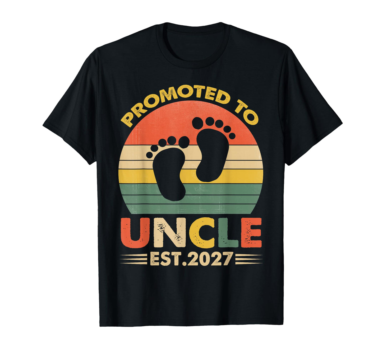 Promoted To Grandpa 2027 Funny New T-Shirt - Trendy Graphic for Adults - T-Shirt, Sweatshirt, Hoodie