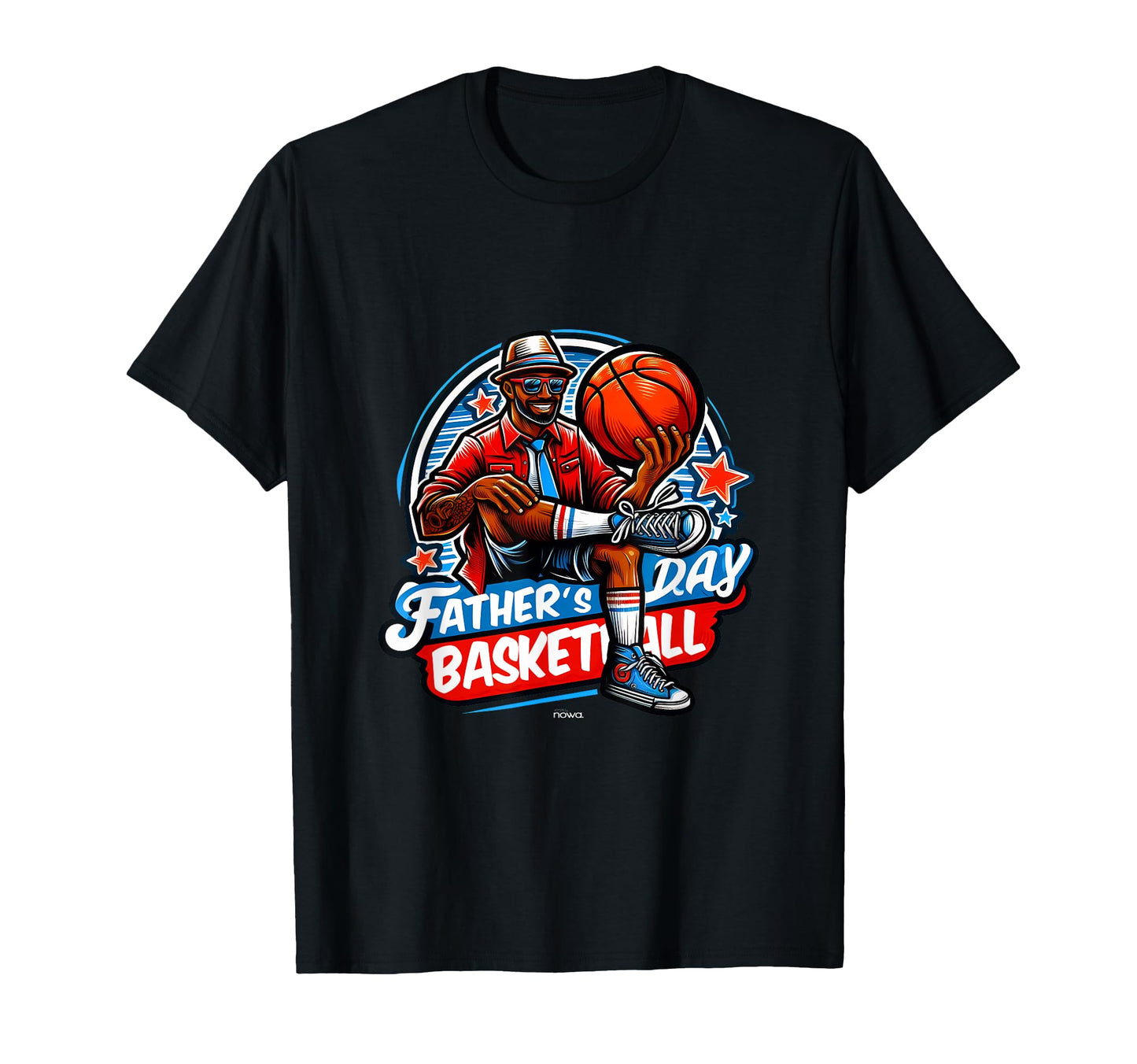 Mens Fathers Day Basketball Dad Bright T-Shirt - Novelty Apparel Men Women - T-Shirt, Sweatshirt, Hoodie