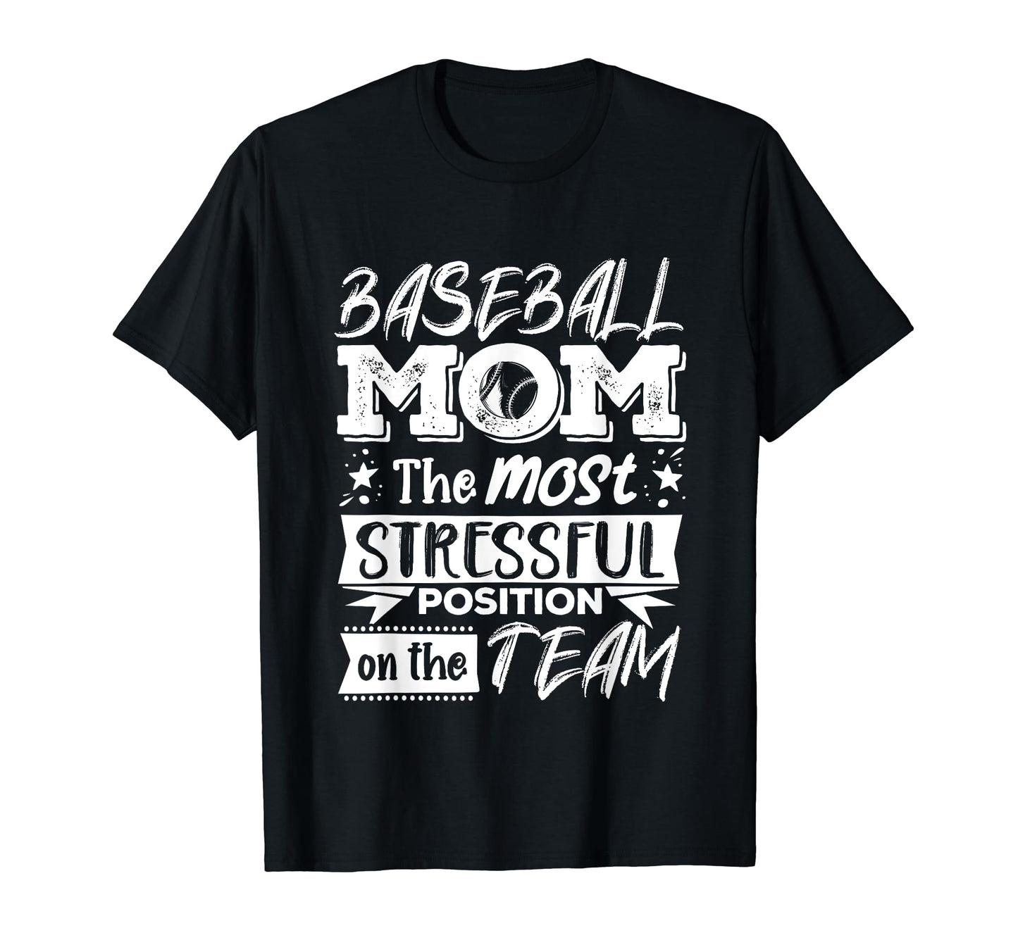Baseball Mom Baseball Lover T-Shirt - Novelty Apparel for Adults - T-Shirt, Sweatshirt, Hoodie