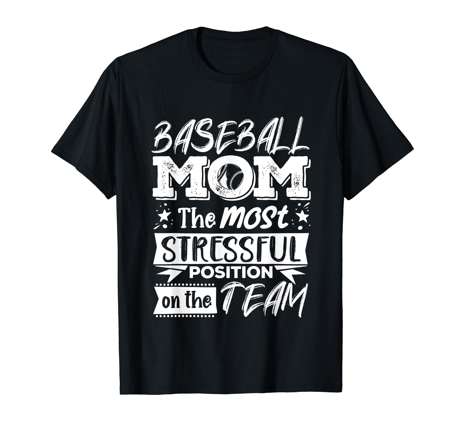Baseball Mom Baseball Lover T-Shirt - Novelty Apparel for Adults - T-Shirt, Sweatshirt, Hoodie