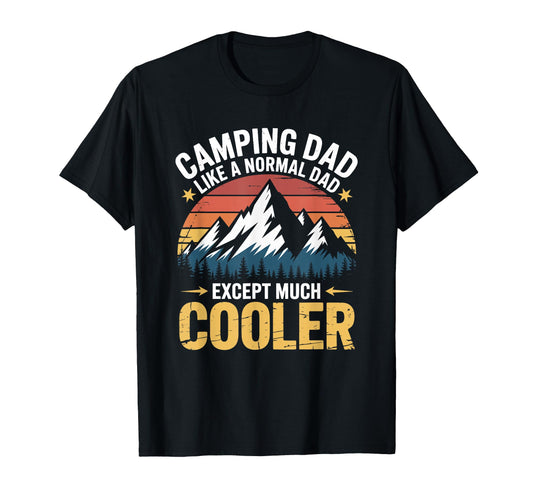 Camper Father And Camp Lover Camping Dad T-Shirt - Novelty Apparel Unisex - T-Shirt, Sweatshirt, Hoodie