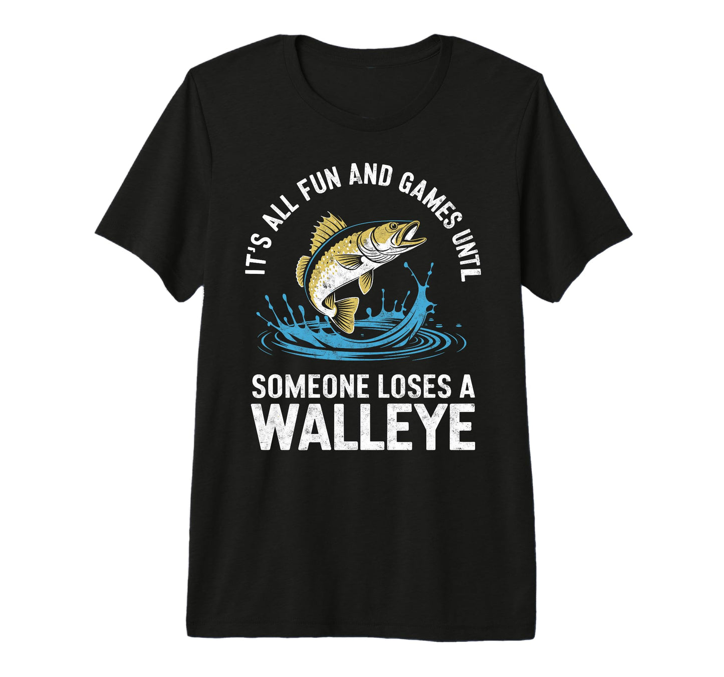 Funny Walleye Fishing Lover Fish Fan T-Shirt - Aesthetic Graphic Unisex - T-Shirt, Sweatshirt, Hoodie