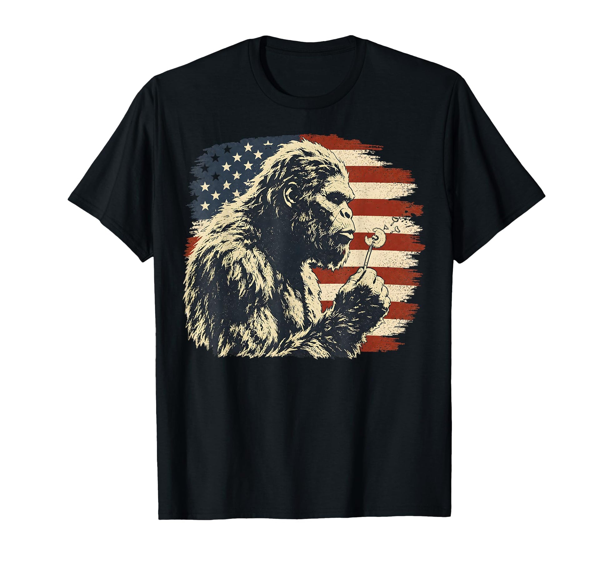 Blowing Wishes Funny Bigfoot Blowing T-Shirt - Minimalist Print Men Women - T-Shirt, Sweatshirt, Hoodie
