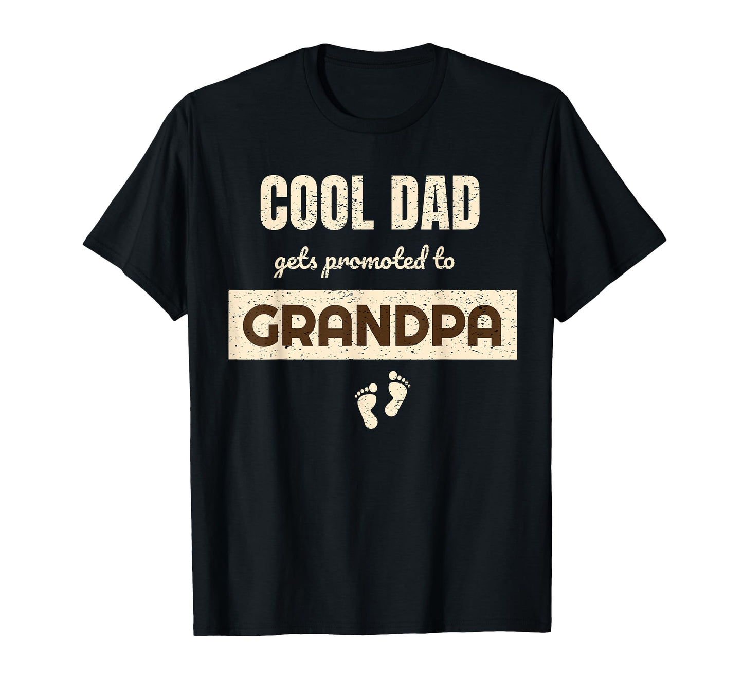 Dad Promoted To Grandpa Grampop T-Shirt - Custom Art Print Men Women - T-Shirt, Sweatshirt, Hoodie