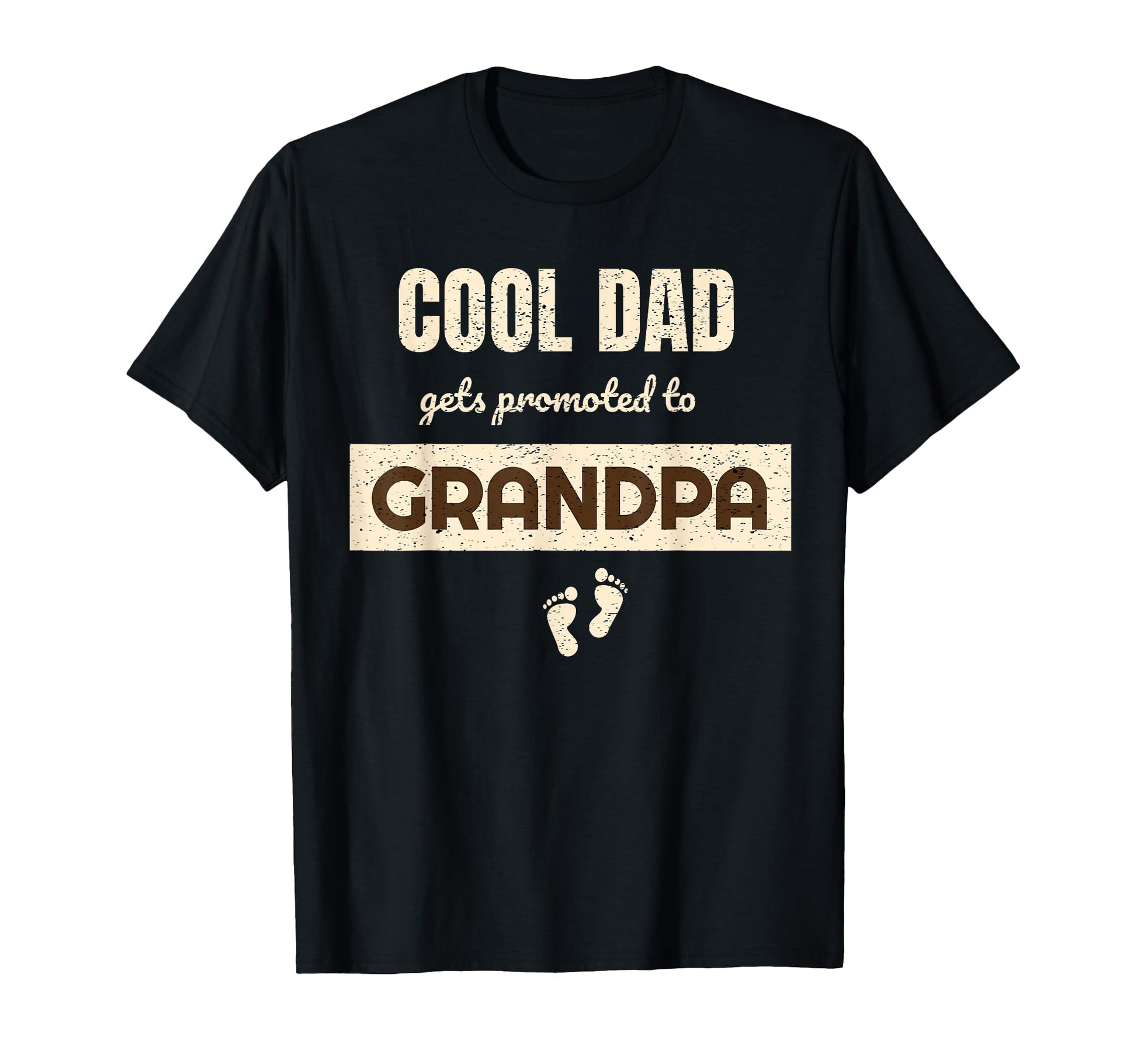 Dad Promoted To Grandpa Grampop T-Shirt - Custom Art Print Men Women - T-Shirt, Sweatshirt, Hoodie