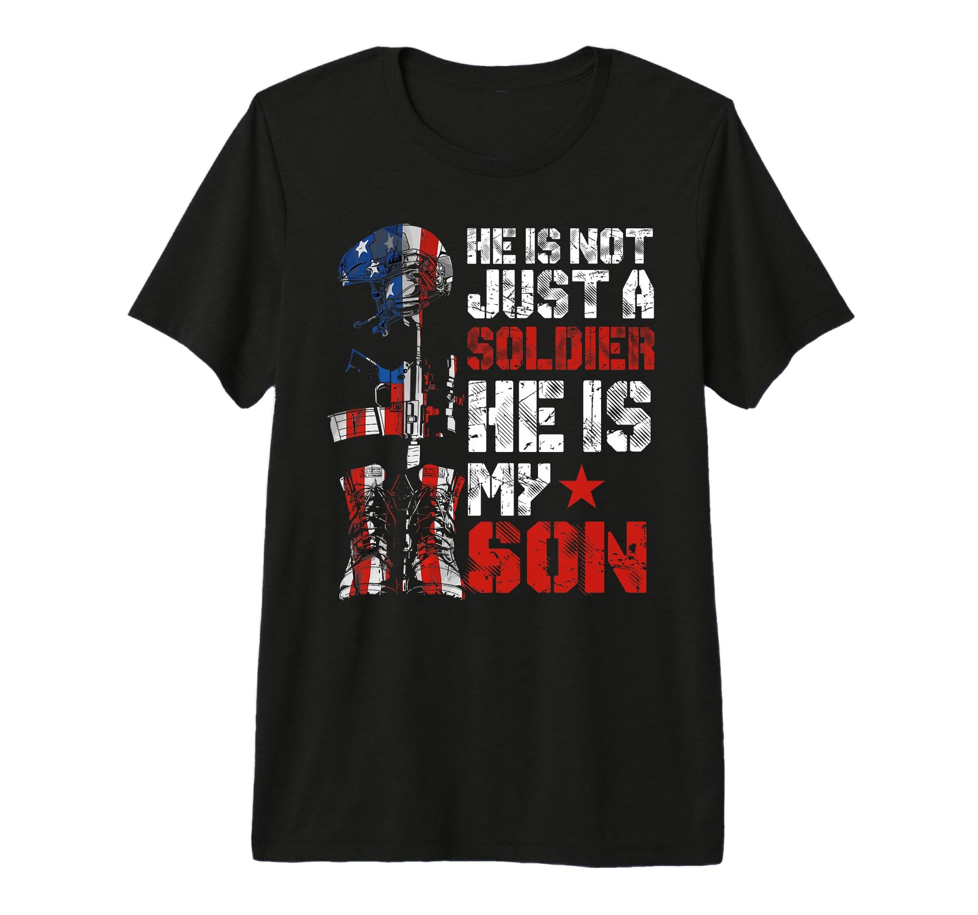 Soldier Son Proud Army Dad Mom T-Shirt - Novelty Apparel Men Women - T-Shirt, Sweatshirt, Hoodie