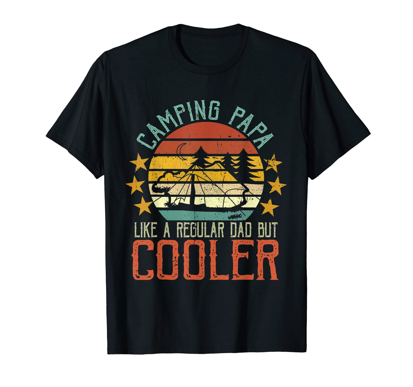 Camping Papa Like Regular Dad But T-Shirt - Graphic Print for Adults - T-Shirt, Sweatshirt, Hoodie