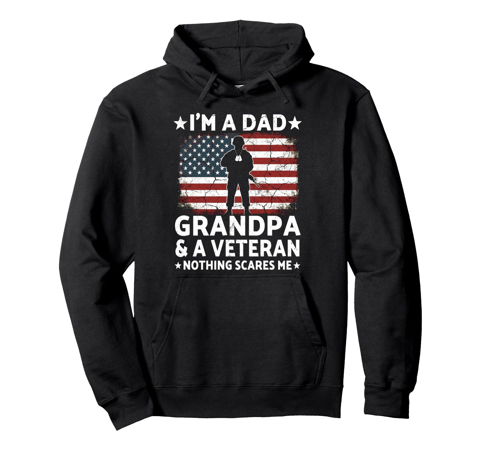 Im Dad Grandpa And Veteran Fathers Day Hoodie - Custom Art Print Unisex - T-Shirt, Sweatshirt, Hoodie