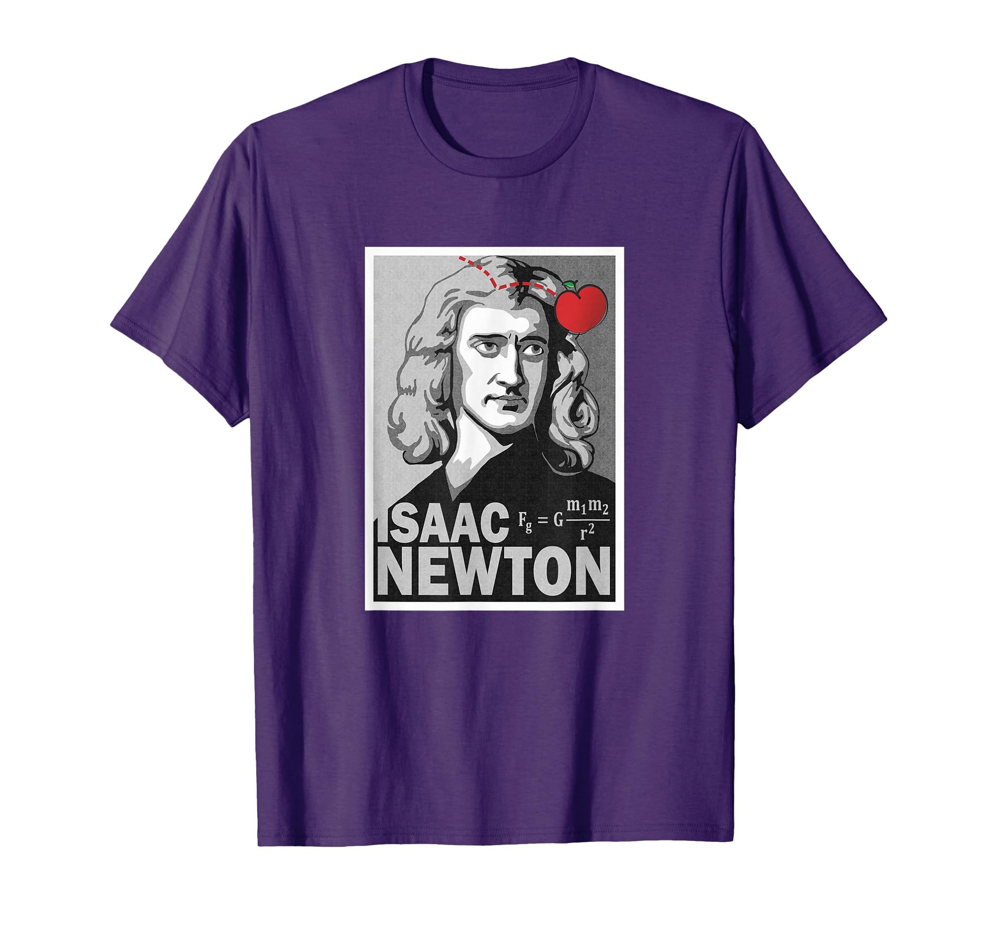 Isaac Newton Pop Art T-Shirt - Casual Everyday Wear for Adults - T-Shirt, Sweatshirt, Hoodie