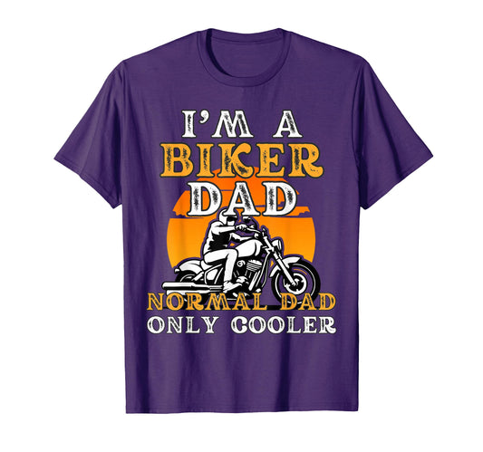 Biker Dad Funny Motorcycle Fathers Day T-Shirt - Unique Graphic for Adults - T-Shirt, Sweatshirt, Hoodie