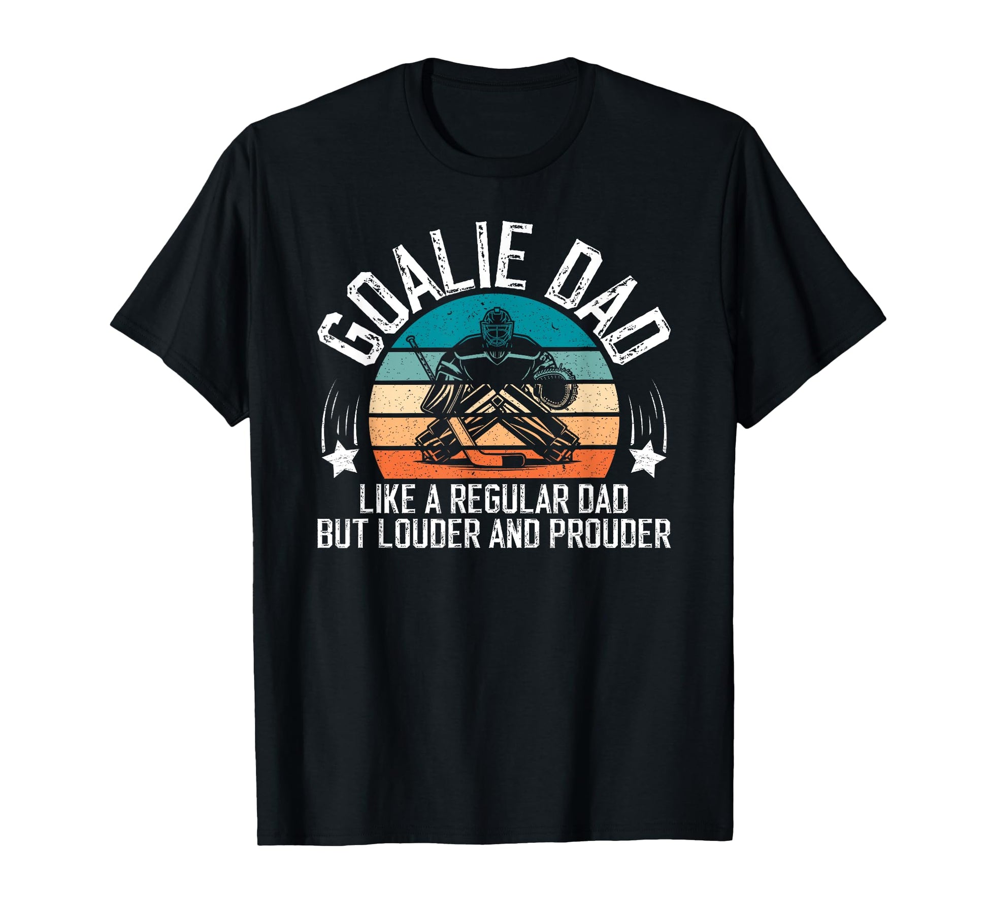 Hockey Goalie Dad Ice Hockey Keeper T-Shirt - Aesthetic Graphic Men Women - T-Shirt, Sweatshirt, Hoodie