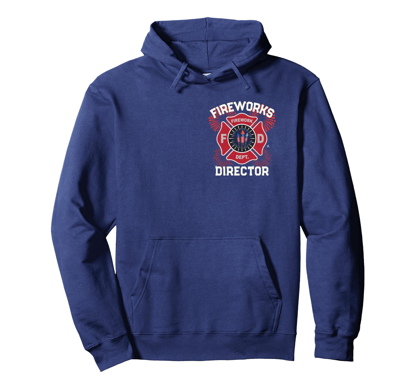Funny Firework Director Safety Hoodie - Graphic Print for Adults - T-Shirt, Sweatshirt, Hoodie