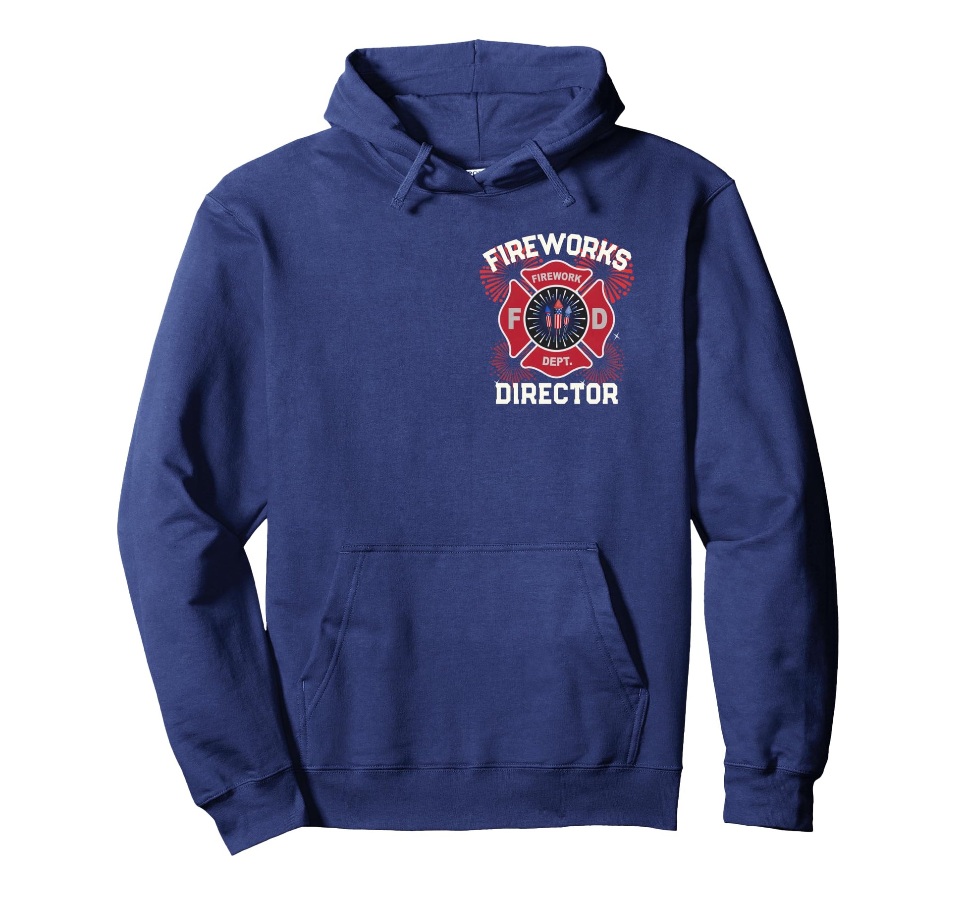 Funny Firework Director Safety Hoodie - Graphic Print for Adults - T-Shirt, Sweatshirt, Hoodie