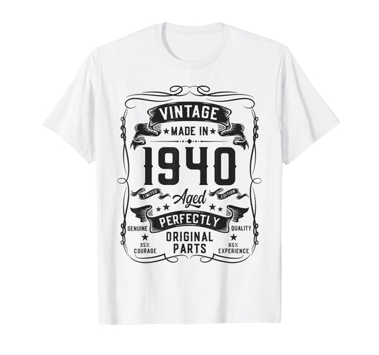 1940 86Yr 86Th Birthday Gifts 86 Years T-Shirt - Streetwear Style Unisex - T-Shirt, Sweatshirt, Hoodie