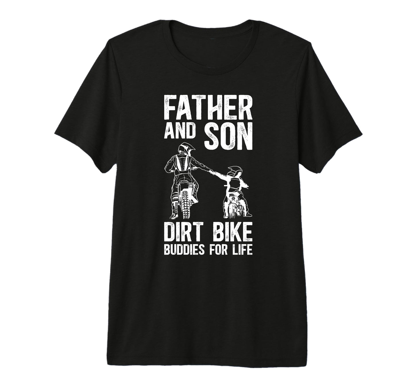 Mens Dirt Bike Father And Son Dirt Bike T-Shirt - Trendy Graphic Men Women - T-Shirt, Sweatshirt, Hoodie