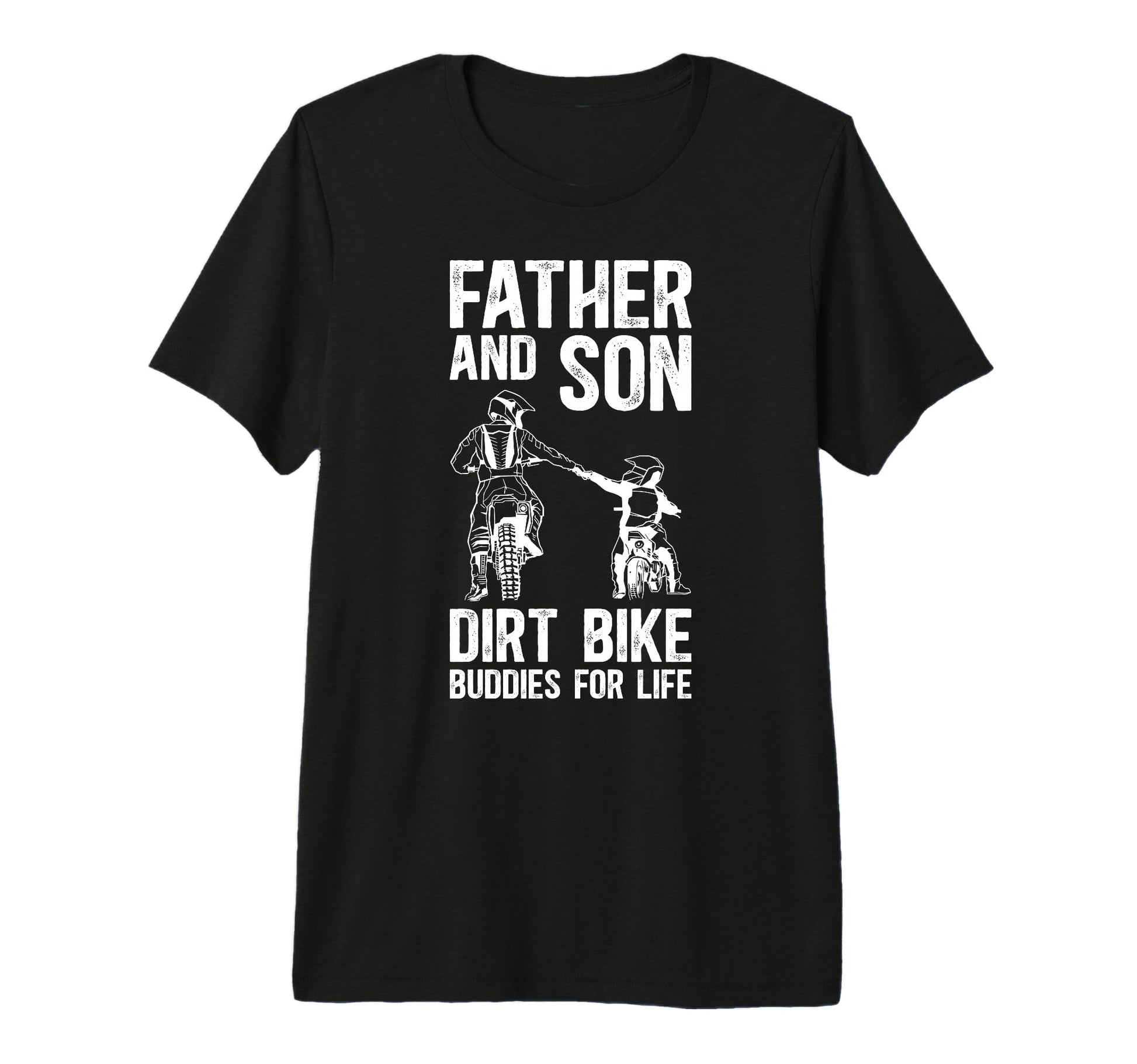 Mens Dirt Bike Father And Son Dirt Bike T-Shirt - Trendy Graphic Men Women - T-Shirt, Sweatshirt, Hoodie
