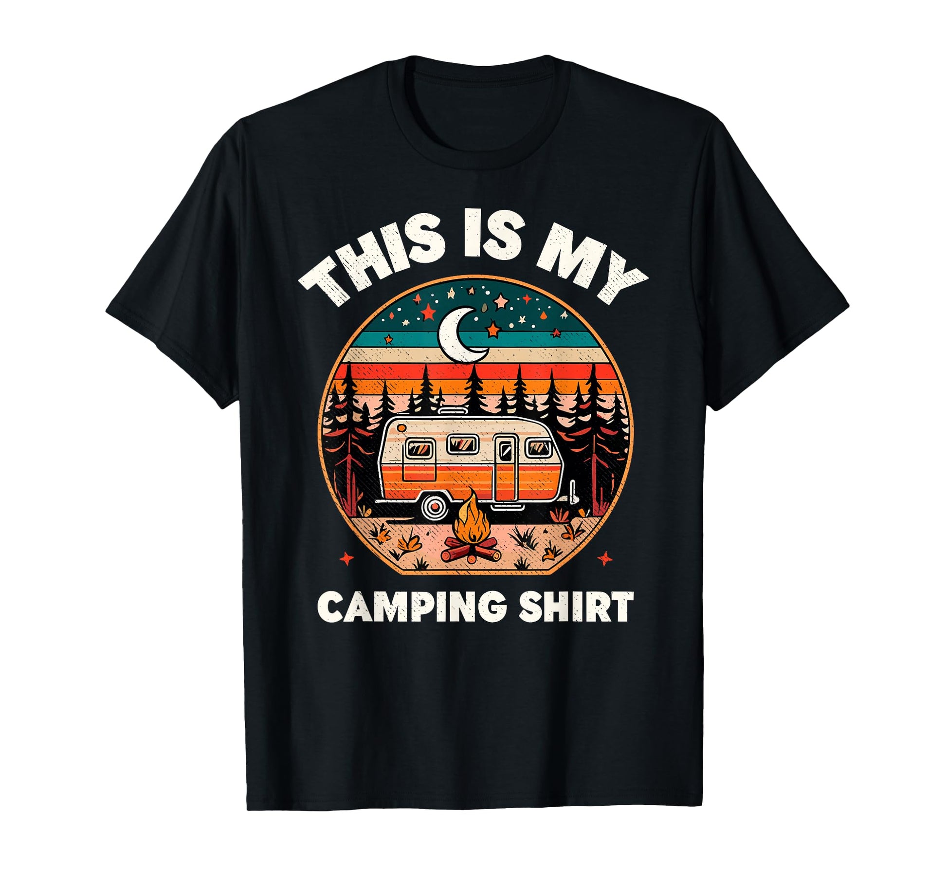 This Is My Camping Mountain T-Shirt - Casual Everyday Wear Men Women - T-Shirt, Sweatshirt, Hoodie