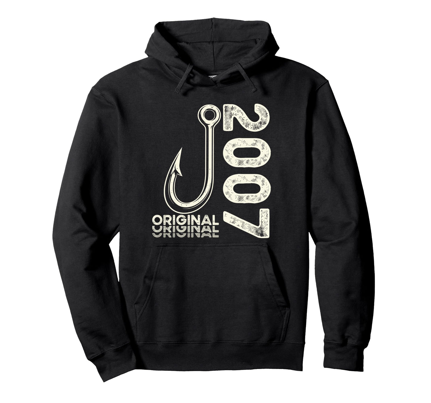 19Th Birthday Fishing Gift Original 2007 Hoodie - Unique Graphic Men Women - T-Shirt, Sweatshirt, Hoodie