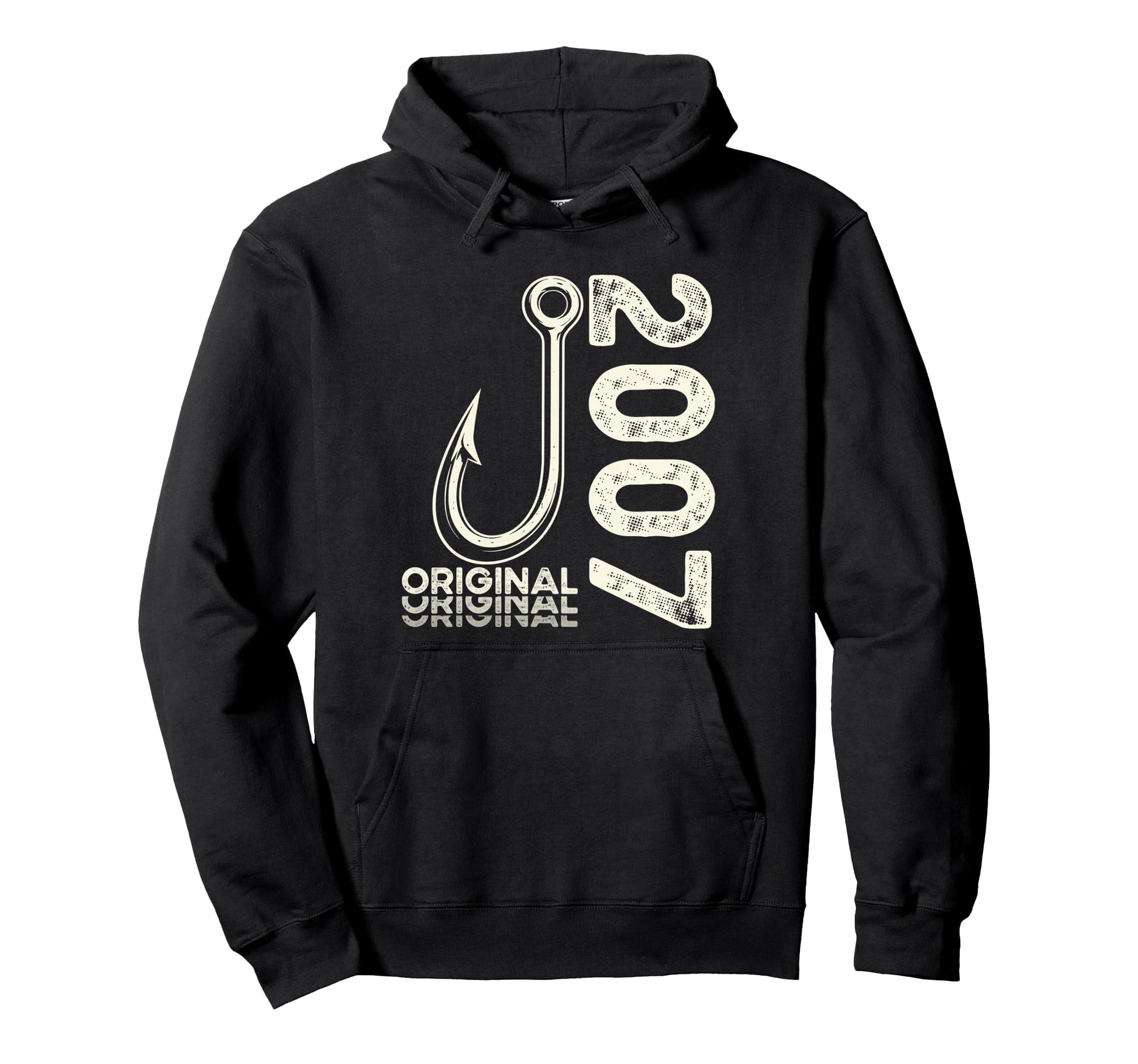 19Th Birthday Fishing Gift Original 2007 Hoodie - Unique Graphic Men Women - T-Shirt, Sweatshirt, Hoodie