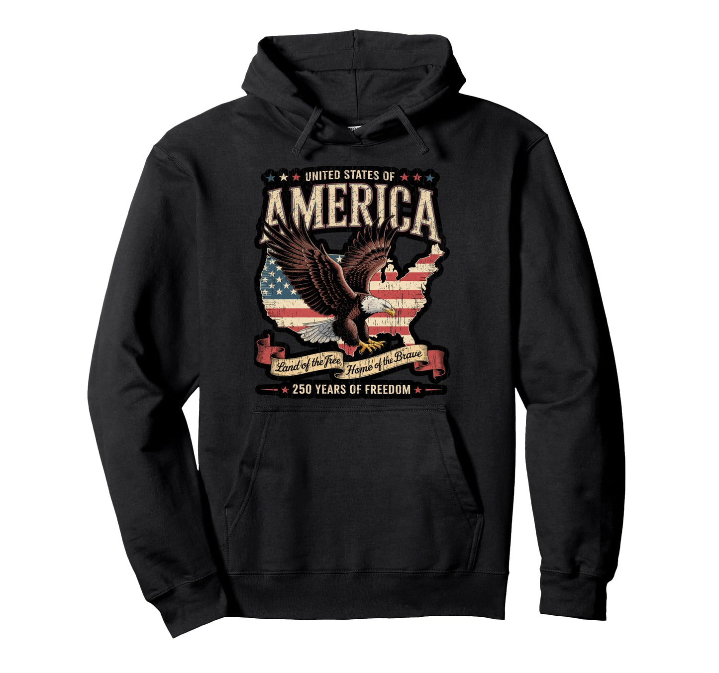 250Th Anniversary America Usa American Hoodie - Graphic Print Men Women - T-Shirt, Sweatshirt, Hoodie