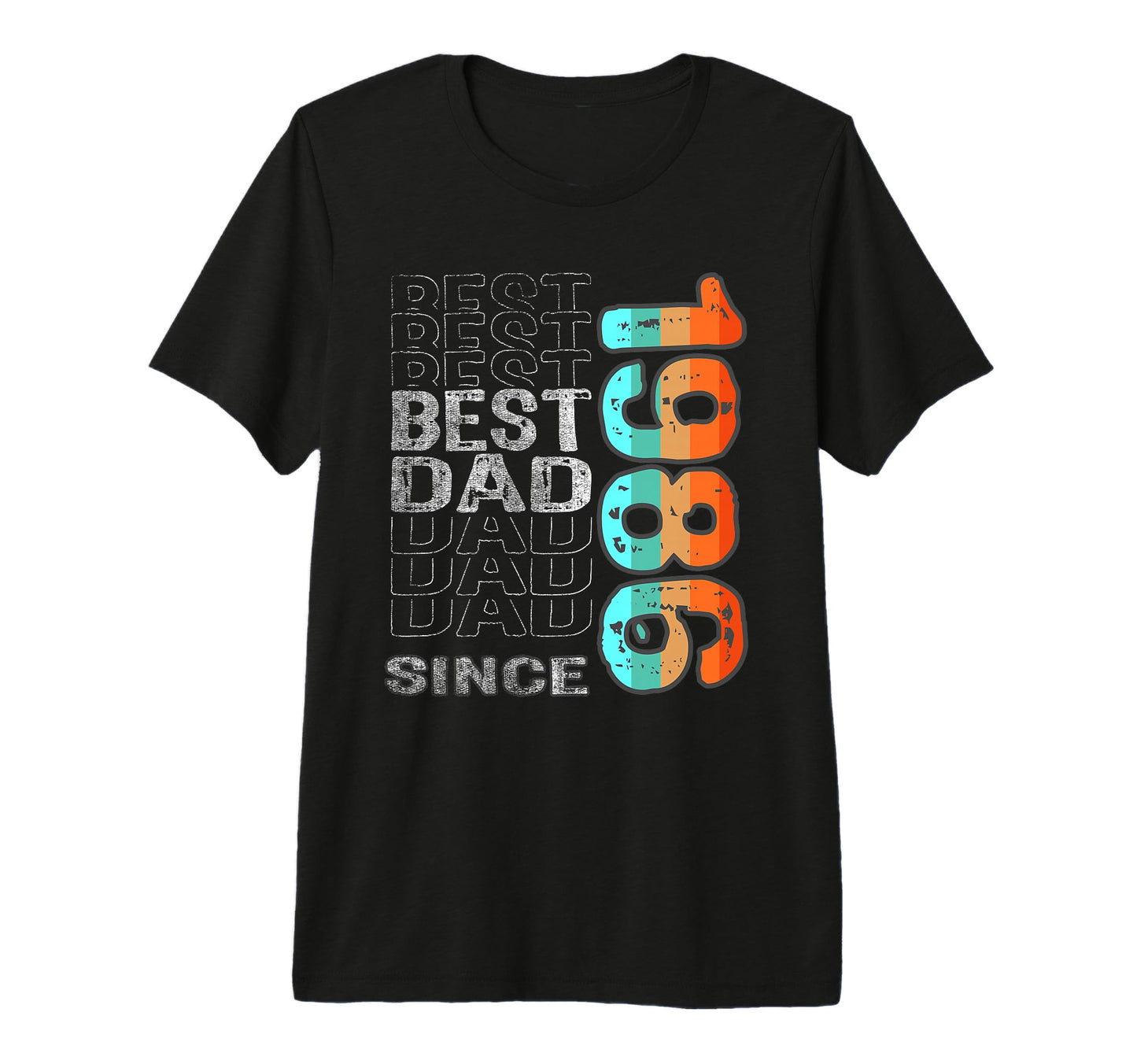 Best Dad World Since 1986 Fathers Day Tri T-Shirt - Unique Graphic Unisex - T-Shirt, Sweatshirt, Hoodie