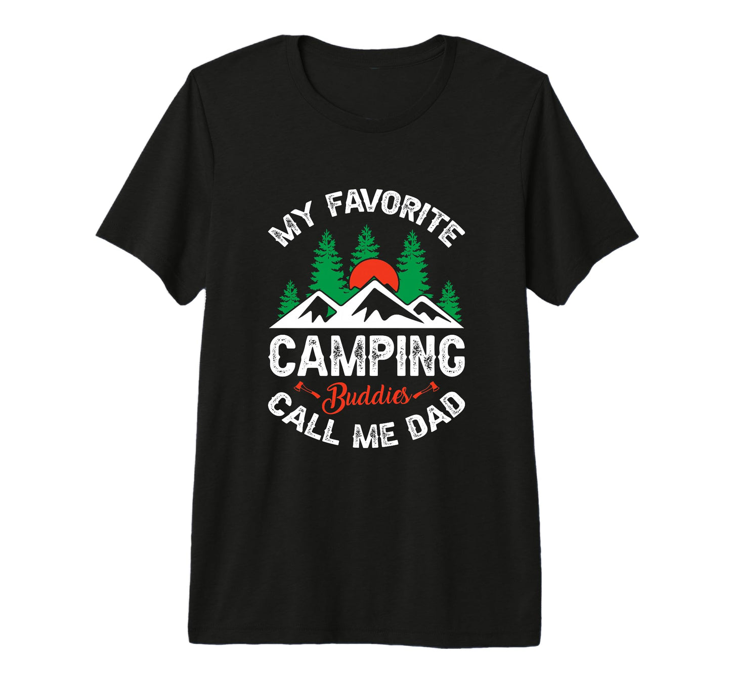 Mens My Favorite Camping Buddies T-Shirt - Streetwear Style for Adults - T-Shirt, Sweatshirt, Hoodie