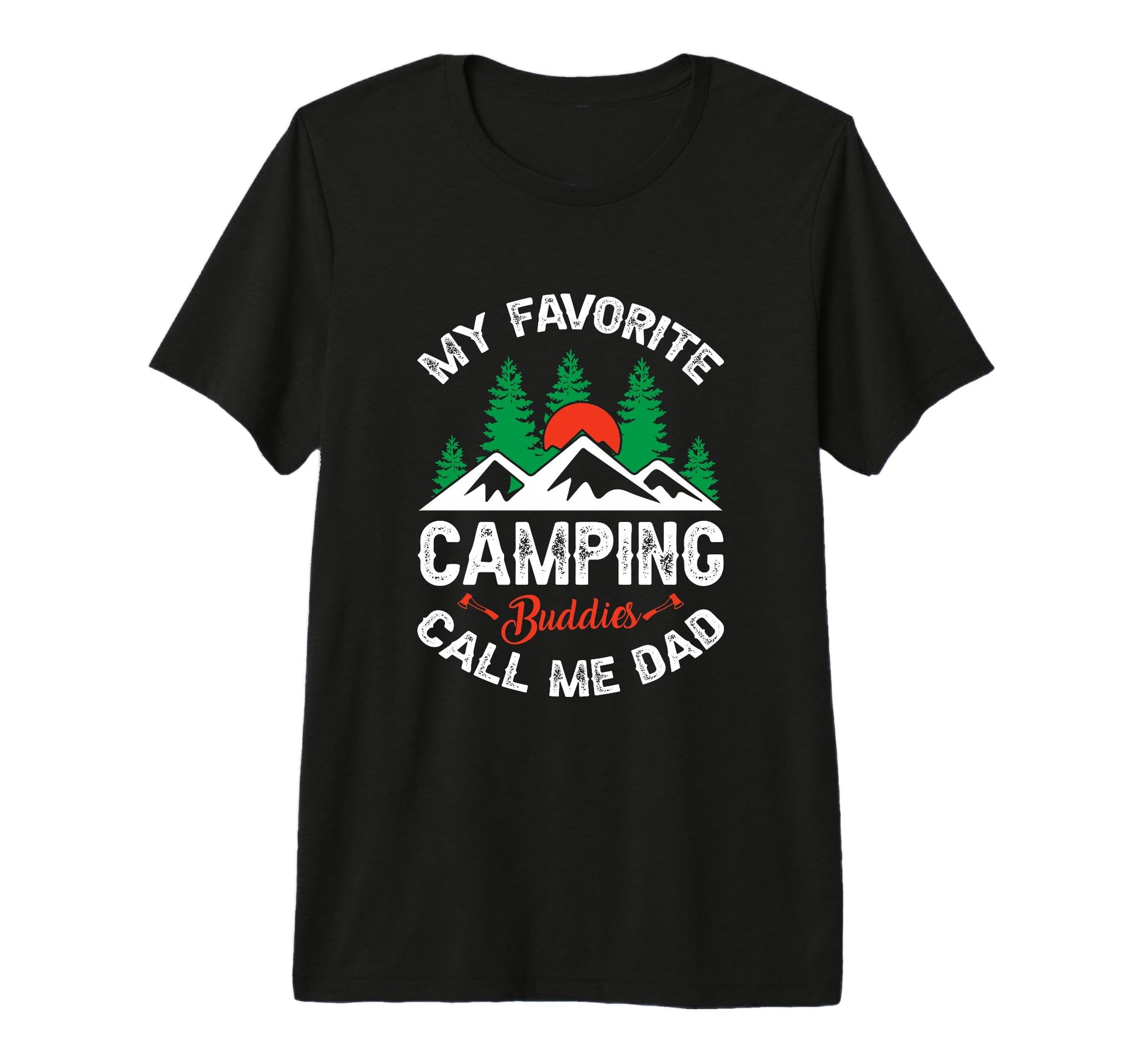 Mens My Favorite Camping Buddies T-Shirt - Streetwear Style for Adults - T-Shirt, Sweatshirt, Hoodie