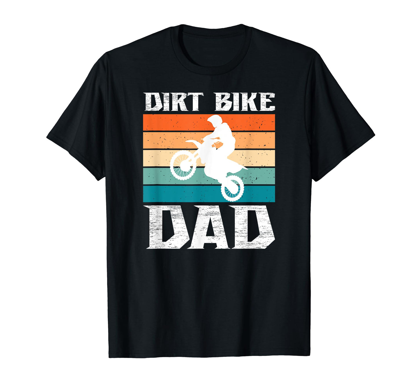 Dirt Bike Dad Dad Dirt Biker Father T-Shirt - Custom Art Print Unisex - T-Shirt, Sweatshirt, Hoodie