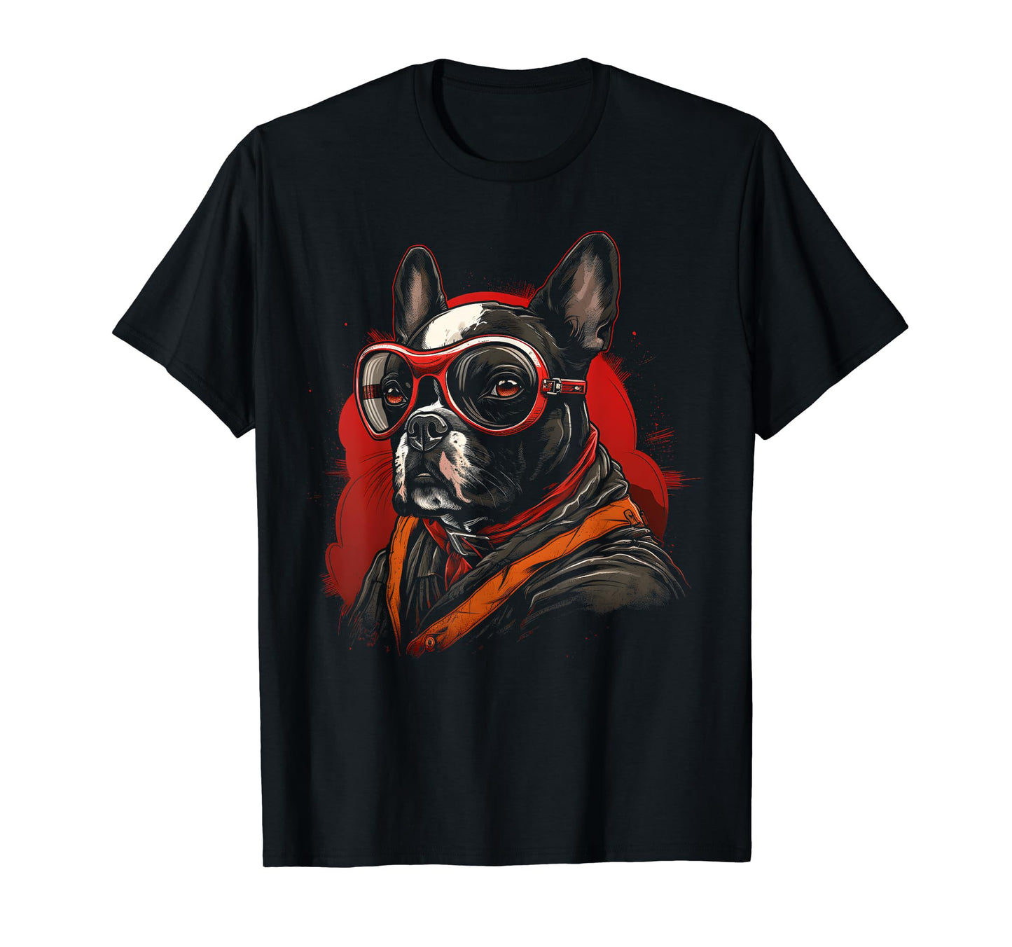 Motorcycle Dad Biker Funny Dog T-Shirt - Custom Art Print for Adults - T-Shirt, Sweatshirt, Hoodie