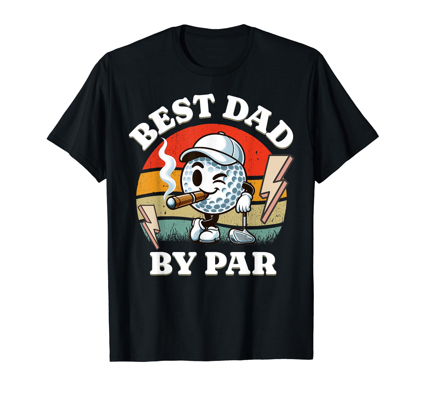 Golfer Father Best Dad Par Golf Ball T-Shirt - Trendy Graphic Men Women - T-Shirt, Sweatshirt, Hoodie