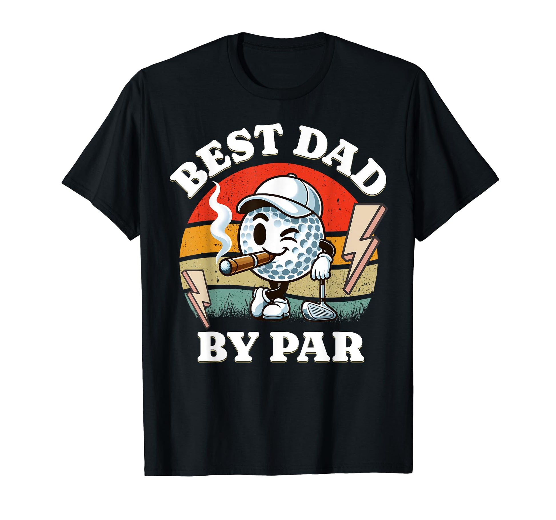 Golfer Father Best Dad Par Golf Ball T-Shirt - Trendy Graphic Men Women - T-Shirt, Sweatshirt, Hoodie