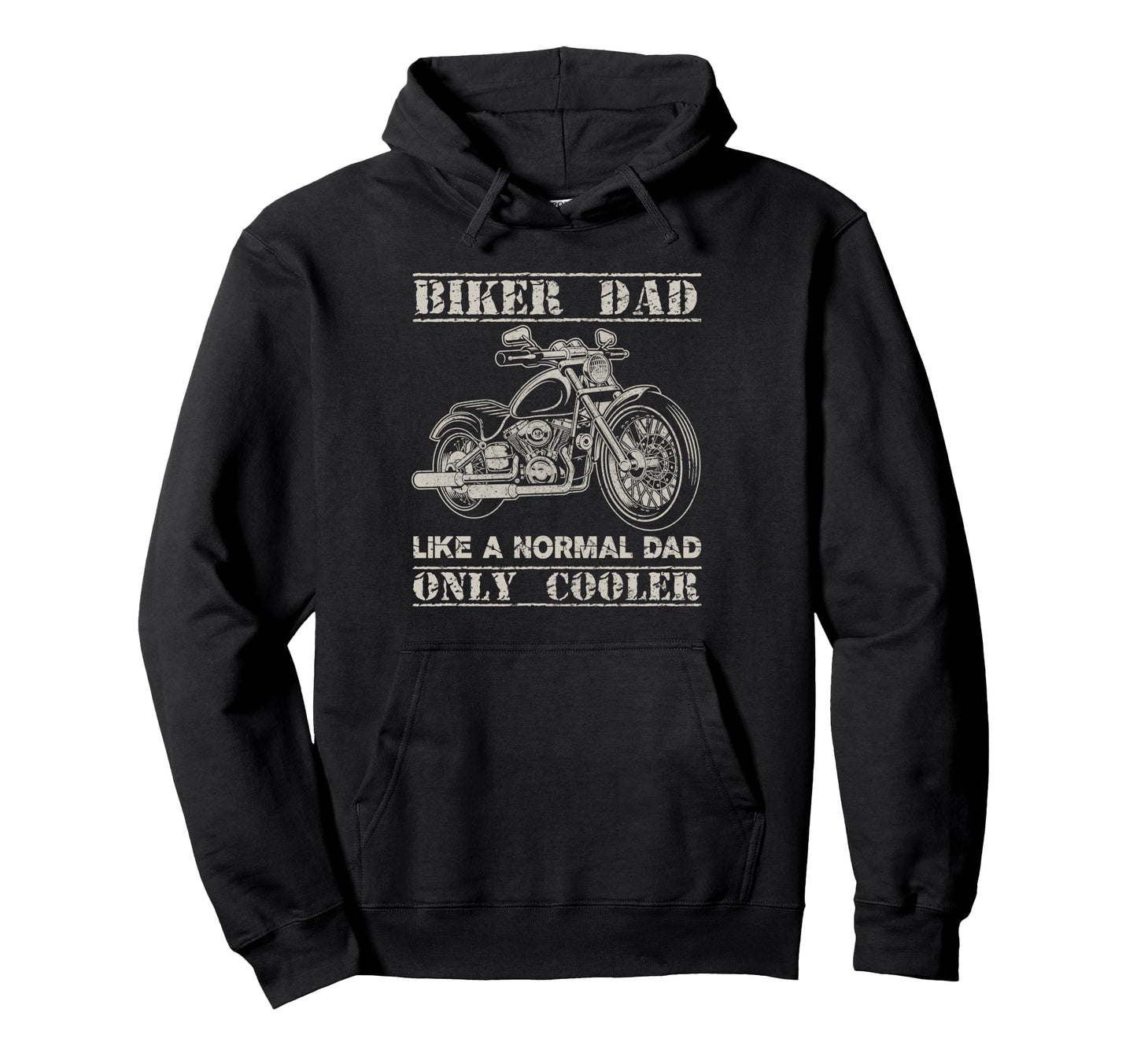Biker Dad Moto Motorcycle Lovers Hoodie - Fun Novelty Design Unisex - T-Shirt, Sweatshirt, Hoodie