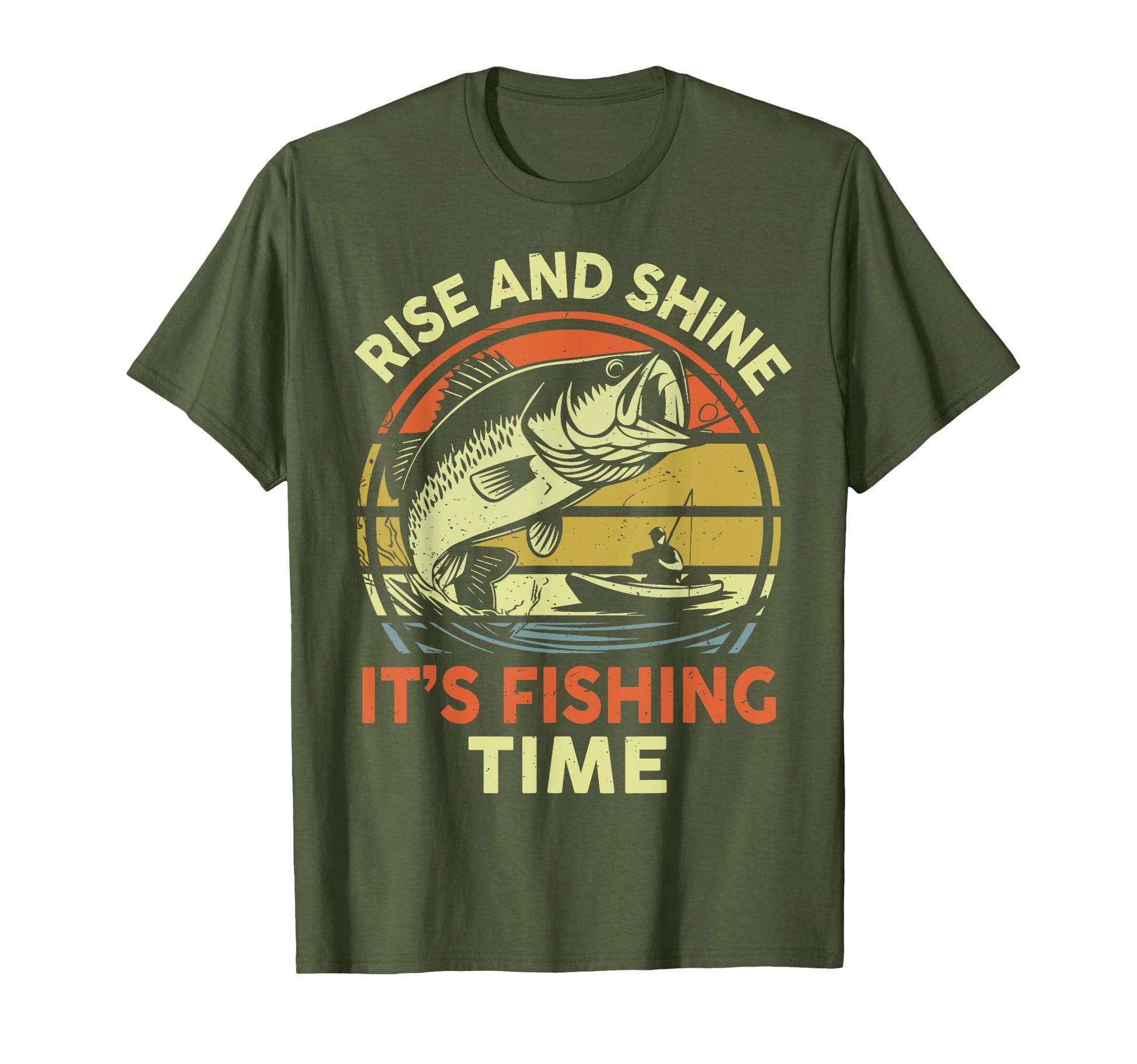 Kayak Fishing Rise Shine Its Fishing T-Shirt - Aesthetic Graphic Men Women - T-Shirt, Sweatshirt, Hoodie