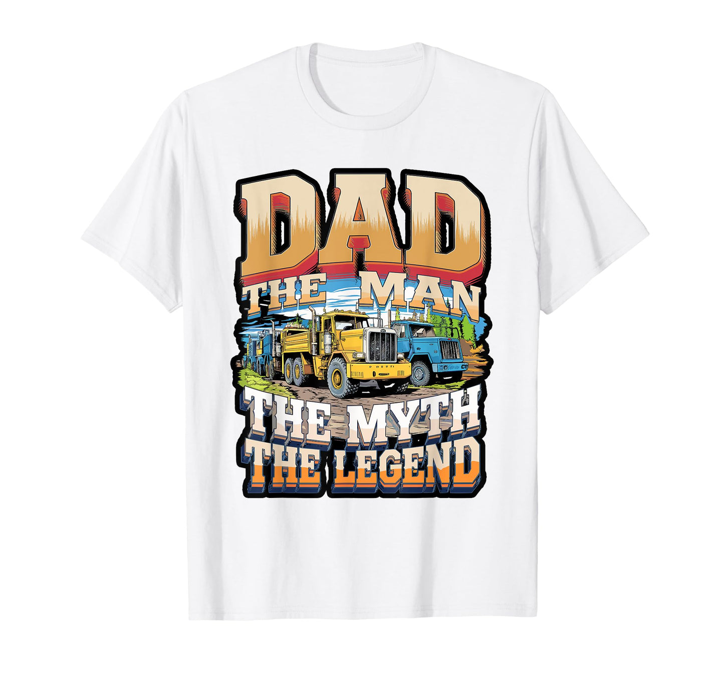 Construction Dad Myth Legend T-Shirt - Aesthetic Graphic Men Women - T-Shirt, Sweatshirt, Hoodie