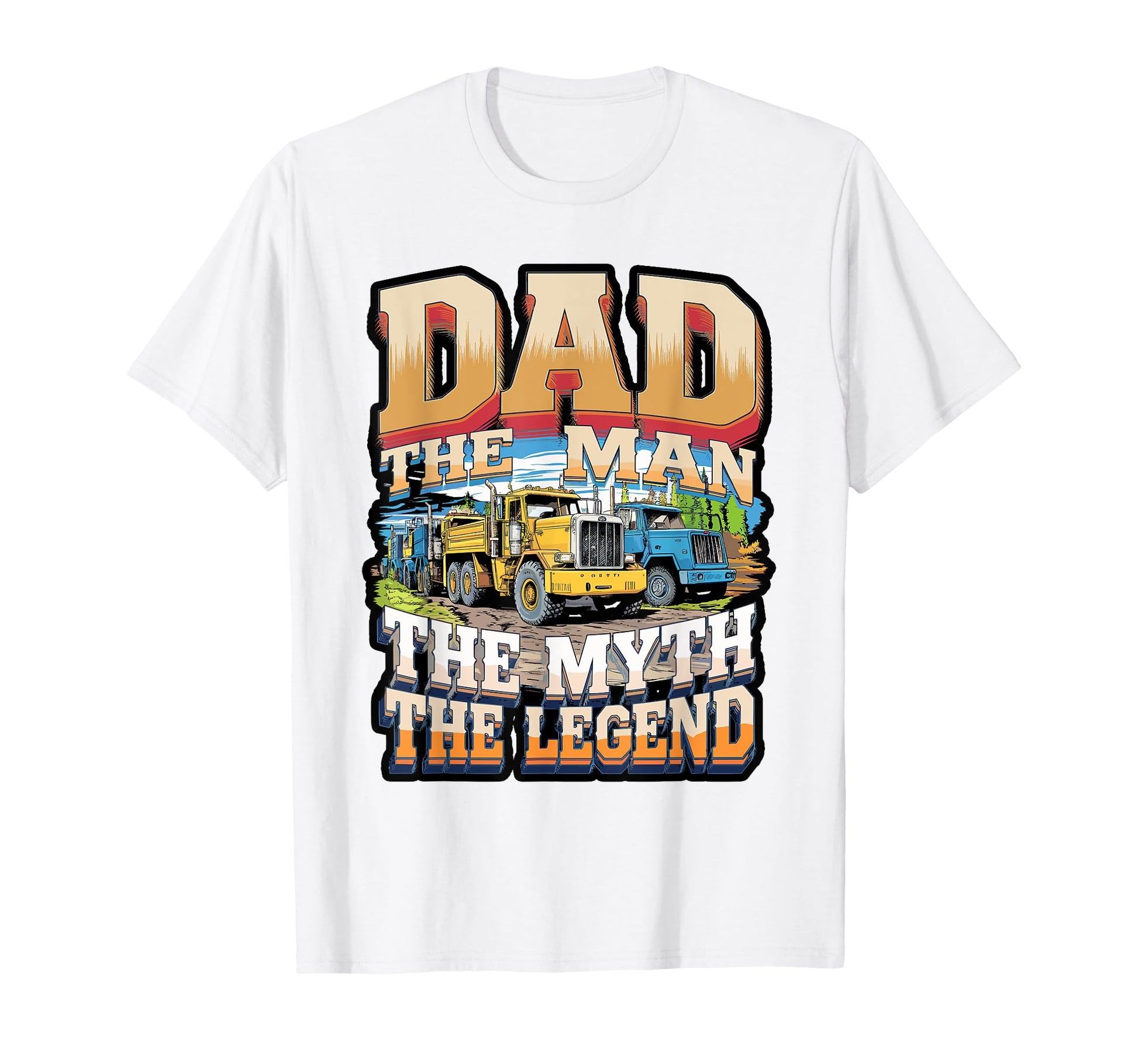 Construction Dad Myth Legend T-Shirt - Aesthetic Graphic Men Women - T-Shirt, Sweatshirt, Hoodie