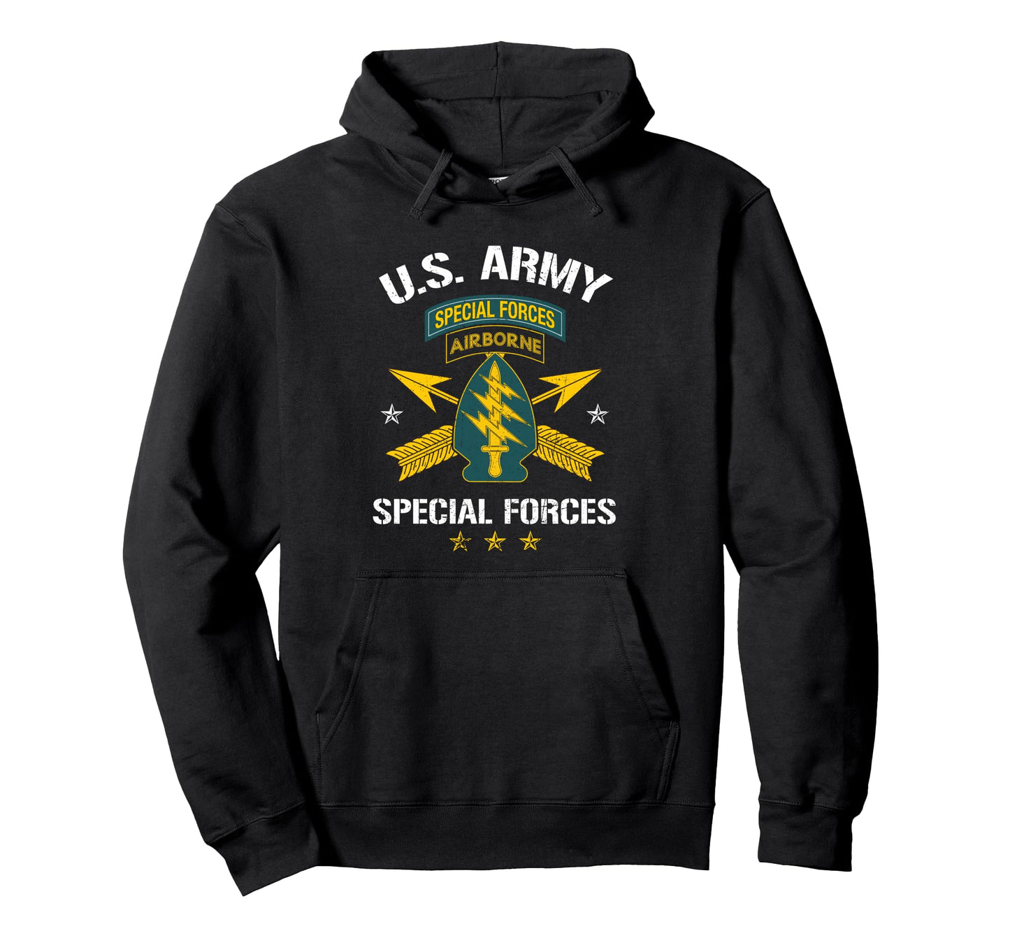Proud Us Airborne Special Forces Hoodie - Aesthetic Graphic for Adults - T-Shirt, Sweatshirt, Hoodie