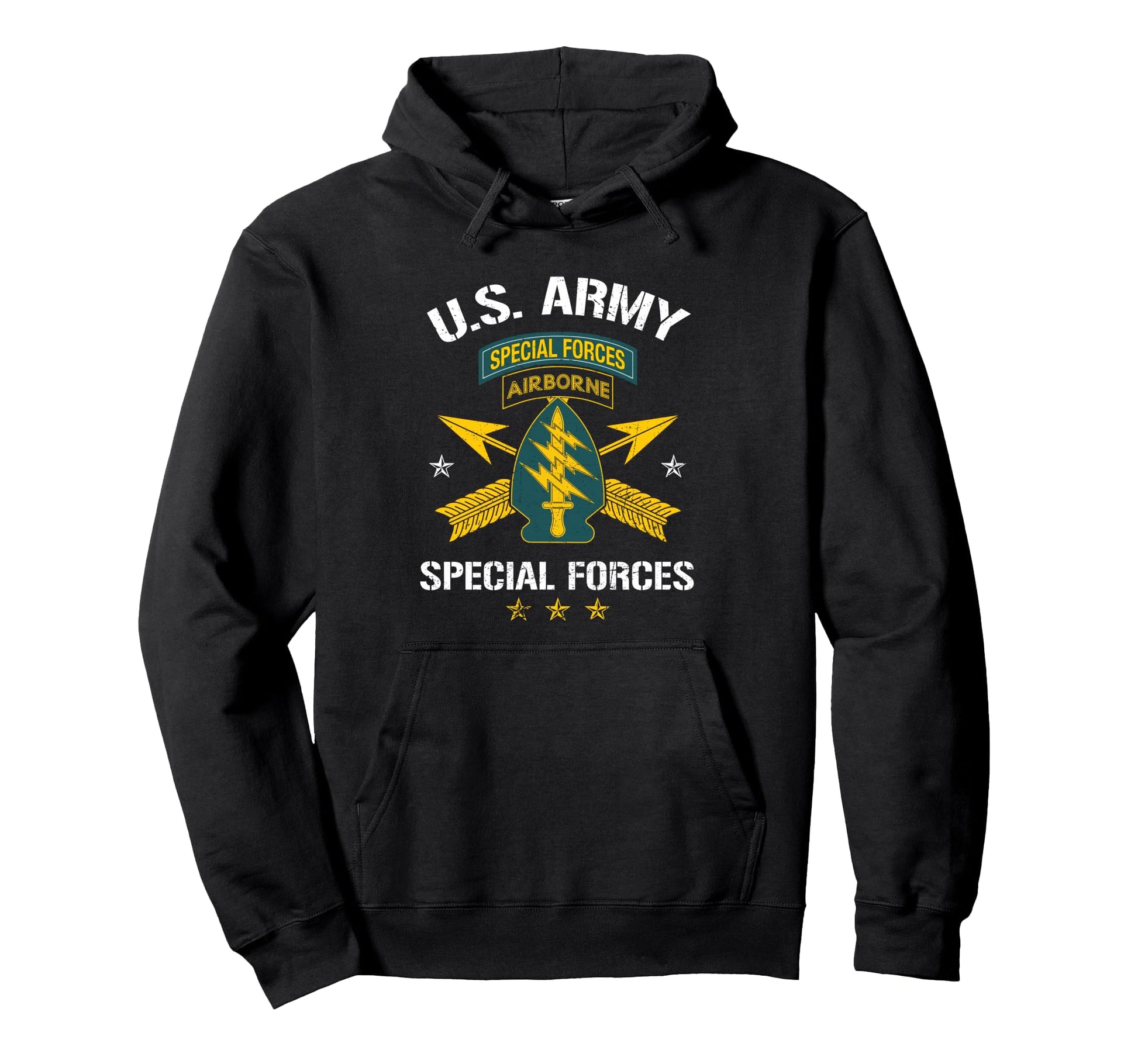 Proud Us Airborne Special Forces Hoodie - Aesthetic Graphic for Adults - T-Shirt, Sweatshirt, Hoodie