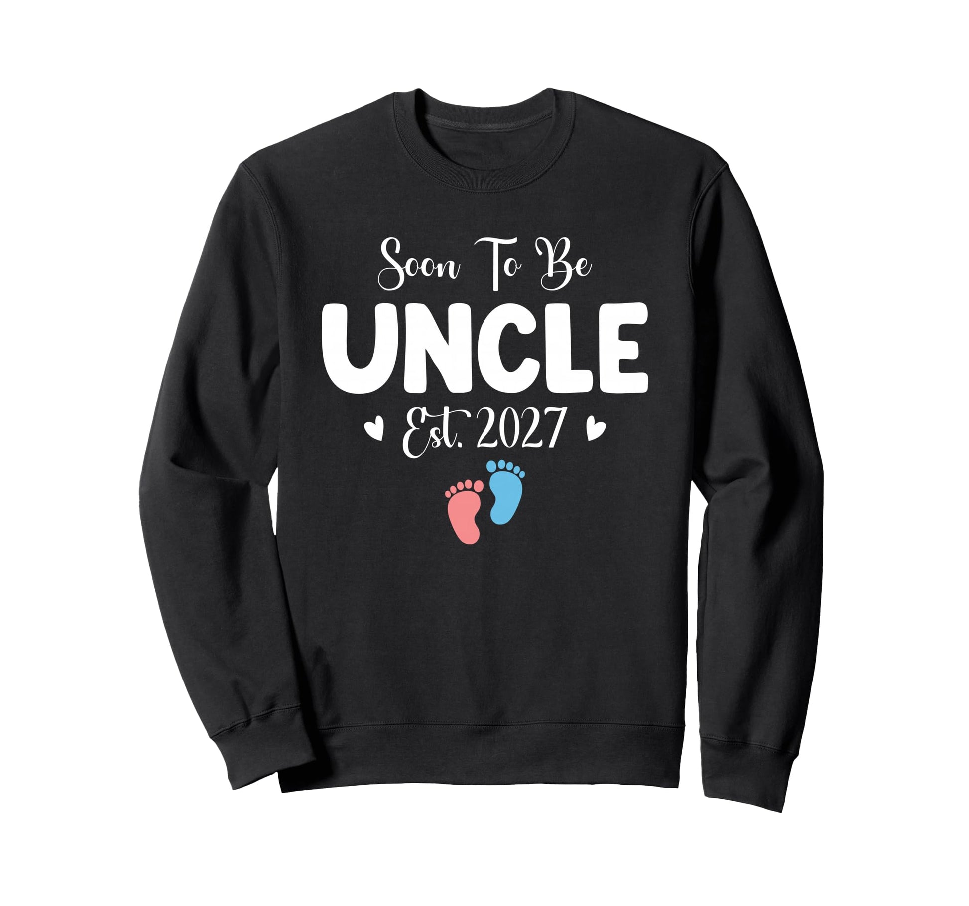 Soon To Be Uncle 2027 Gender Sweatshirt - Minimalist Print Men Women - T-Shirt, Sweatshirt, Hoodie