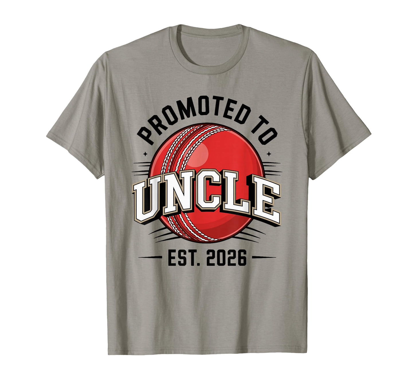 Promoted To Grandpa Est 2026 Cricket Fan T-Shirt - Unique Graphic Unisex - T-Shirt, Sweatshirt, Hoodie