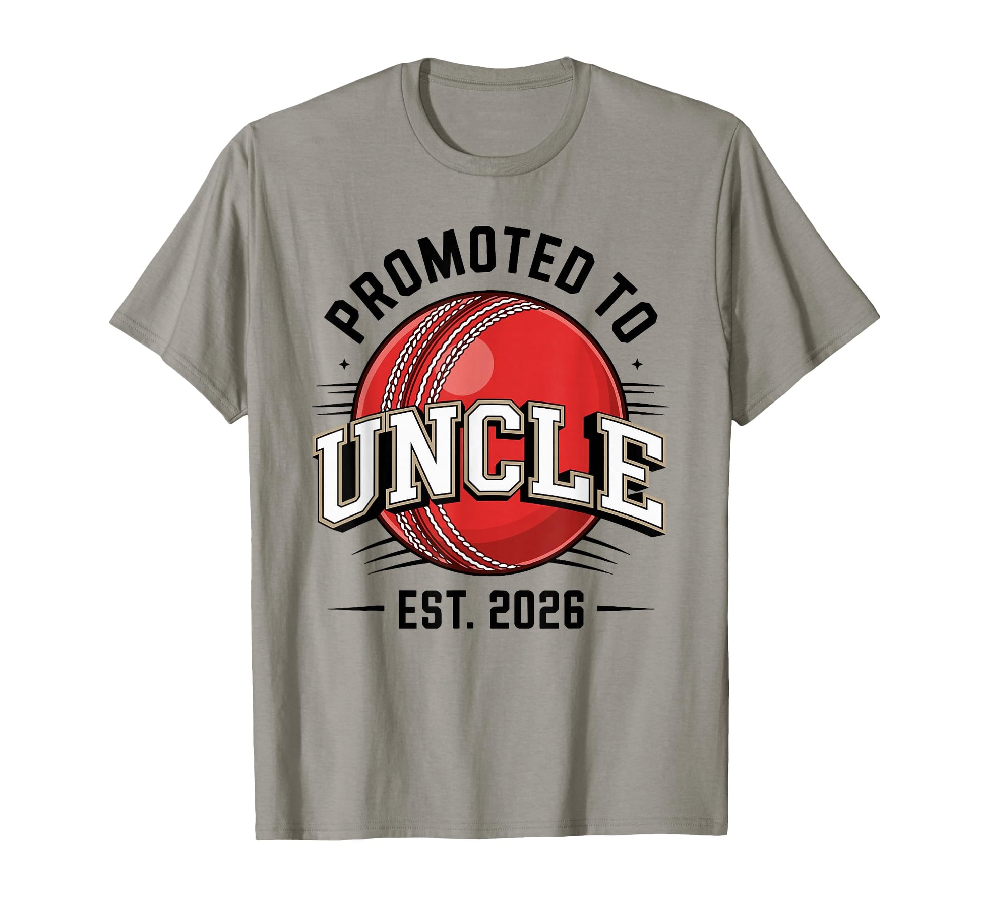 Promoted To Grandpa Est 2026 Cricket Fan T-Shirt - Unique Graphic Unisex - T-Shirt, Sweatshirt, Hoodie