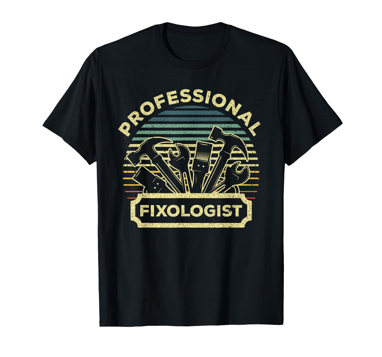 Funny Handyman Dad Fixologist T-Shirt - Custom Art Print for Adults - T-Shirt, Sweatshirt, Hoodie