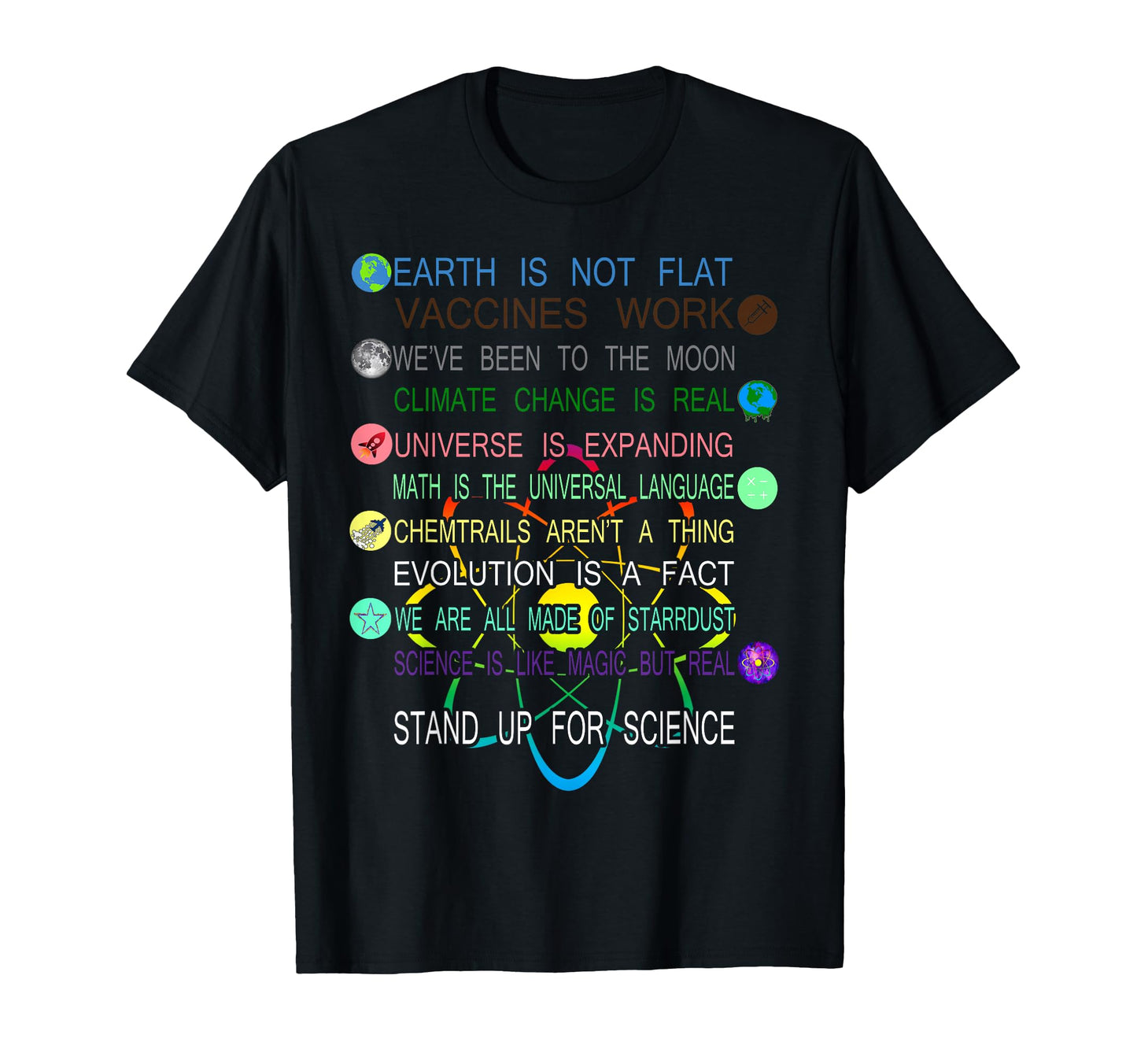 Stand Up Science Pro Science T-Shirt - Custom Art Print Unisex - T-Shirt, Sweatshirt, Hoodie