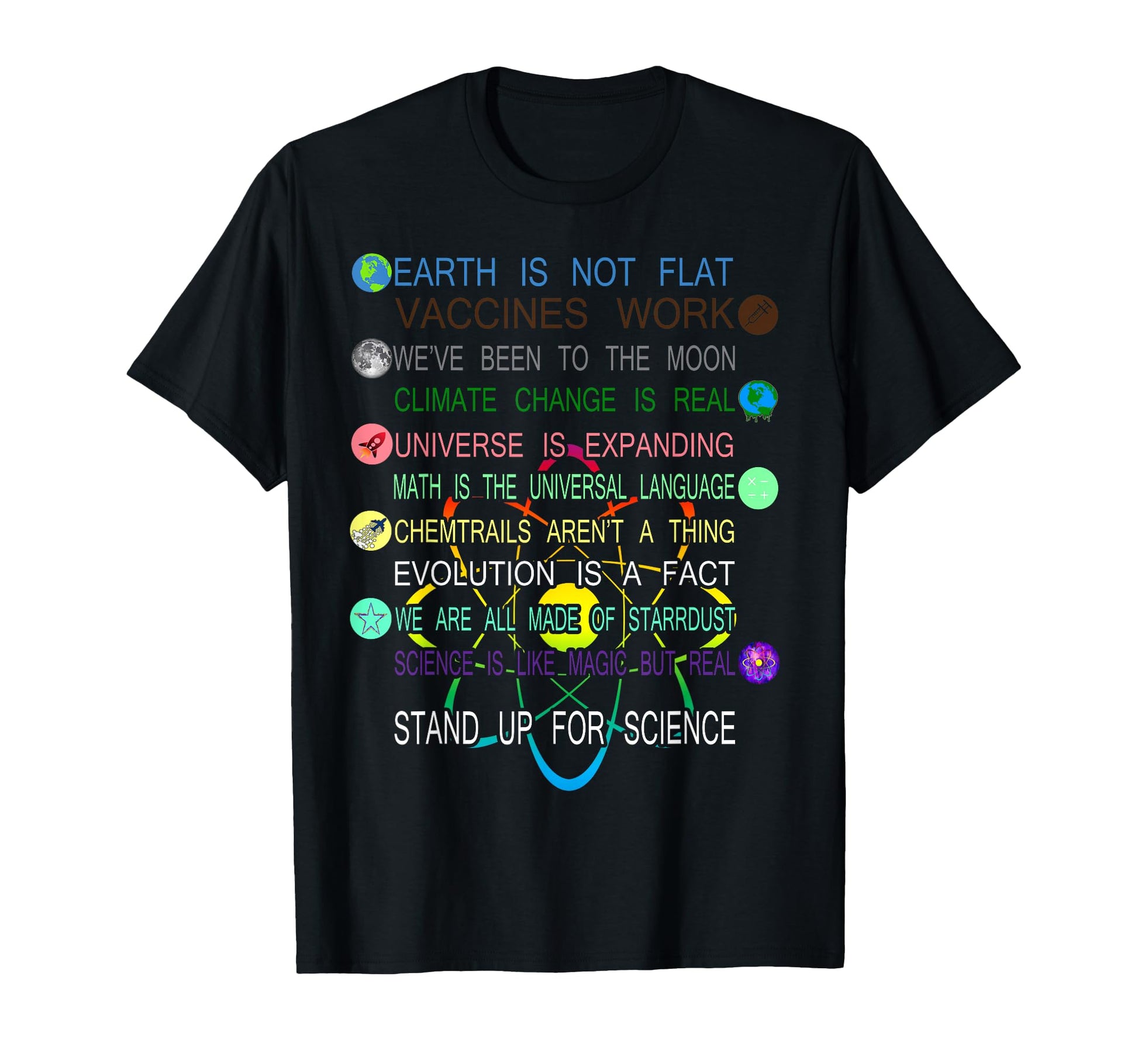 Stand Up Science Pro Science T-Shirt - Custom Art Print Unisex - T-Shirt, Sweatshirt, Hoodie