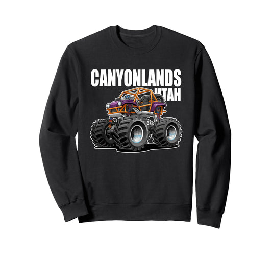 Canyonlands Utah 4X4 Offroading Sweatshirt - Fun Novelty Design for Adults - T-Shirt, Sweatshirt, Hoodie