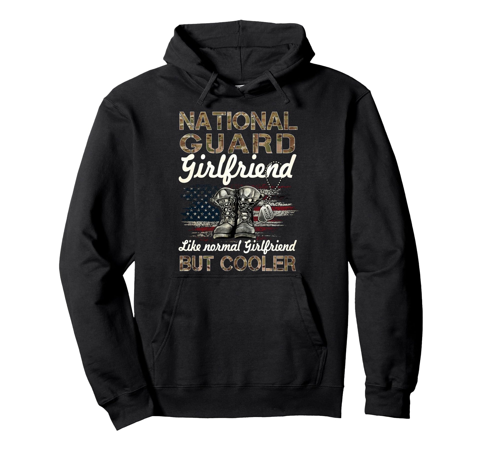 National Guard Girlfriend Proud Hoodie - Trendy Graphic for Adults - T-Shirt, Sweatshirt, Hoodie